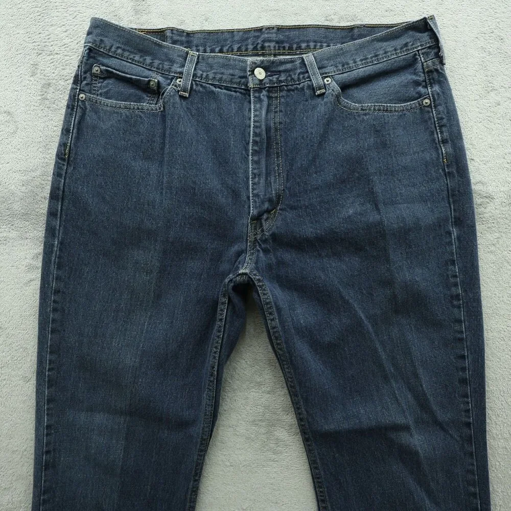 Levi's 514 Jeans Mens Size 40x32 Blue Straight Classic Fit Denim Medium Wash